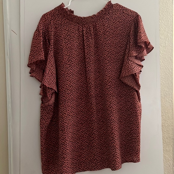 Apt. 9 Tops - Pink Sheer Shirt